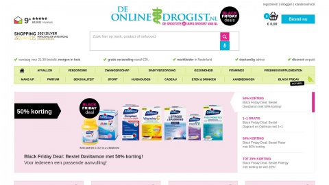 Reviews over DeOnlineDrogist