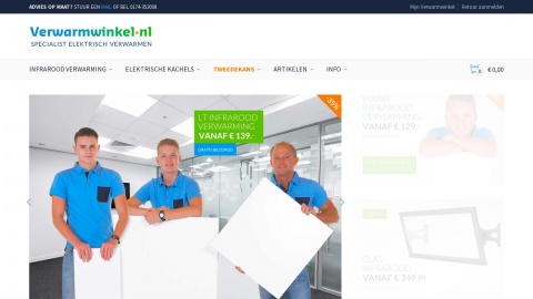 Reviews over Verwarmwinkel.nl