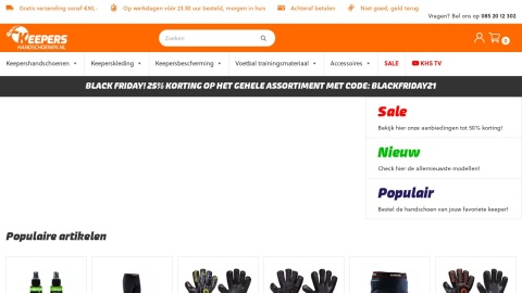 Reviews over Keepershandschoenen.nl