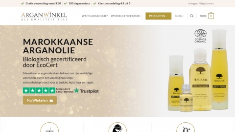 Reviews over Arganwinkel.nl