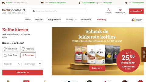 Reviews over Koffievoordeel.nl