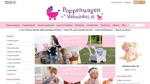 Reviews over Poppenwagen-webwinkel.nl