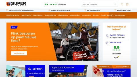 Reviews over Superfietsen.nl
