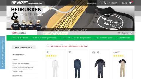 Reviews over Werkoveralls.nl