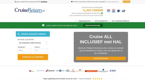 Reviews over Cruisereizen.nl