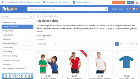 Reviews over Allekleurenshirts.nl