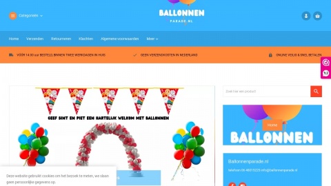 Reviews over Ballonnenparade.nl