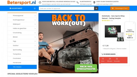 Reviews over Betersport.nl