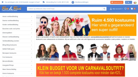 Reviews over CarnavalsKostuumWinkel