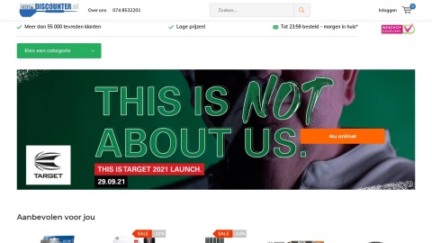 Reviews over Dartdiscounter.nl