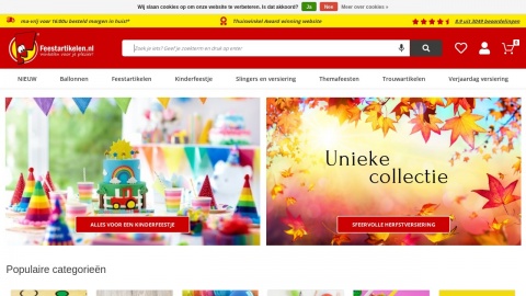 Reviews over Feestartikelen.nl