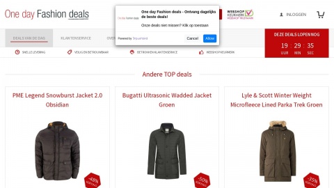 Reviews over Onedayfashiondeals.nl